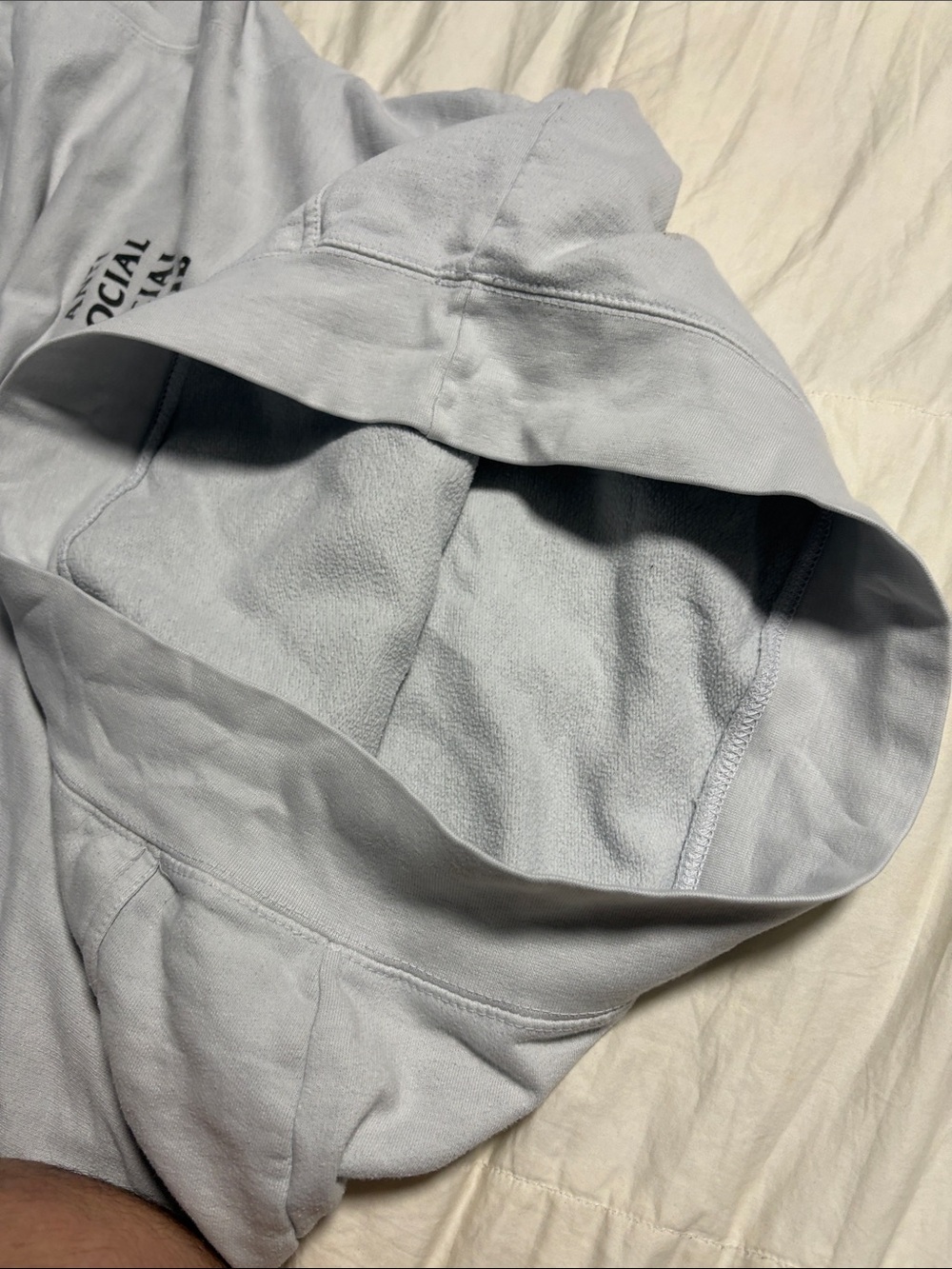 Anti Social Social Club White Hoodie - Picture 5 of 6